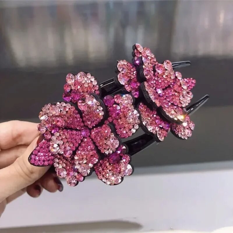 Mood Elegantne Akrüül Tsirkoon Lille Juuksenõel Juuksenõelad Naistele Kingitus Retro Duck Suu Klambriga Peakatted Etnilised Tüdrukute Ehted