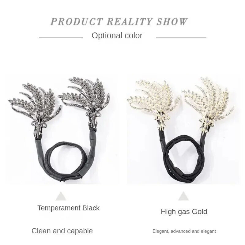 Populiarūs kviečių spygliuočių žiedai „Lazy Man Hair Stick“ plaukų aksesuarai moterims Retro prabangūs „Twist Clip“ galvos apdangalai „Mama Papuošalai“ plaukų segtukas