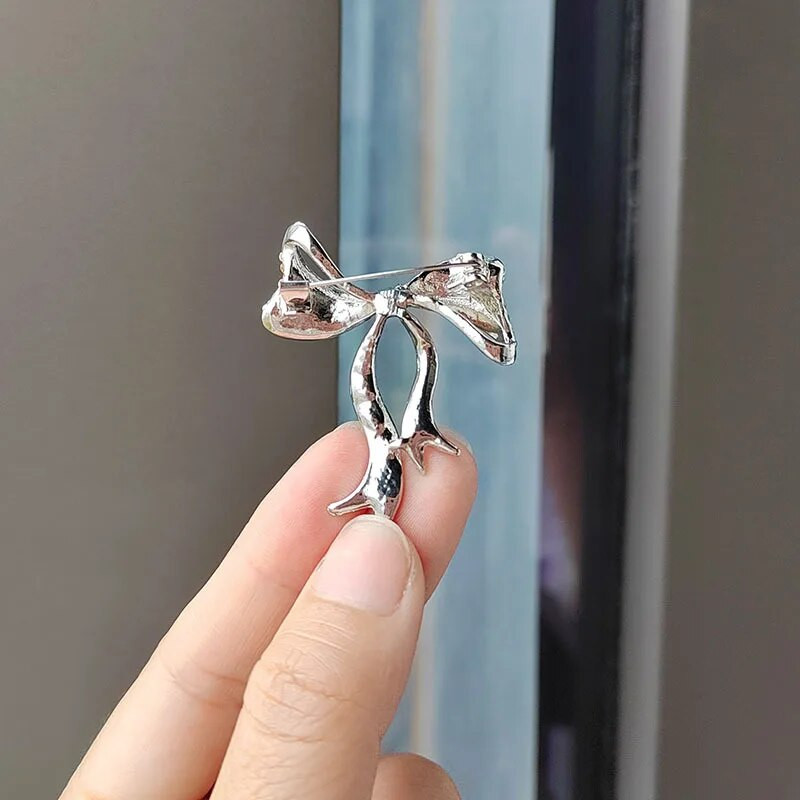 Täiskivist prossid naistele vibusõlmed, naiste lihtsad isiksused, vintage moodne vibunõel, ülikond korsaaž ehted aksessuaarid