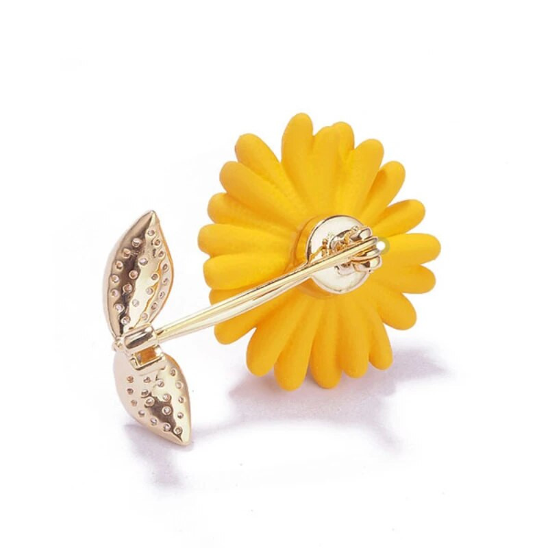 Slatki džemper u obliku suncokreta Broševi Visokokvalitetni cvjetni dodaci za igle za kapute Žensko luksuzno odijelo Koržaž Dekolte Nakit Ornament