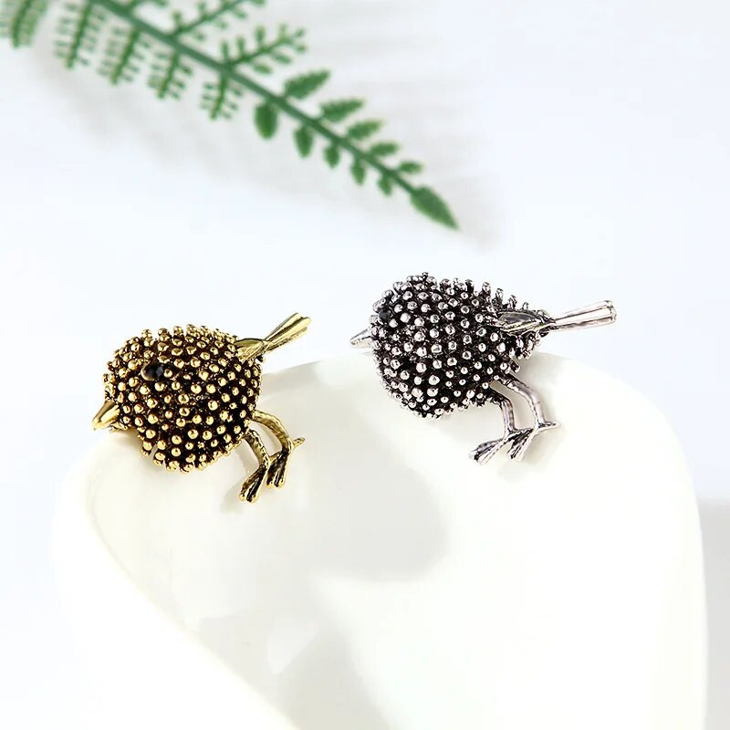 Vintage Sparrow pross Loomade rinnanõelad Kvaliteetsed sulamist linnuprossid Disainer naistele Kleidid Ülikonnad Rõivad Aksessuaarid