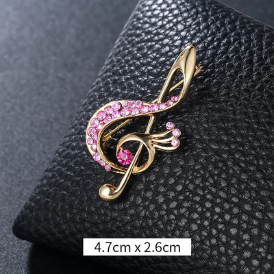 Korea moe-metallist noodiprossid naistele Mood-kitarri pandlad rinnamärgid klaverinoodid reväärinõel Ehted kingitused sõbrale