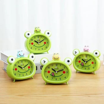 Ξυπνητήρι για αγόρια Κινούμενα σχέδια Little Frog Design Χαριτωμένο κορίτσι Γυναίκες μαθήτριες χρησιμοποιούν κομοδίνο Αθόρυβο ρολόι υπνοδωμάτιο Ξυπνητήρι ZD502