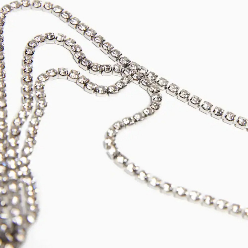 Bling Crystal Big Rhinestone Hair Band Ασημένιο Χρώμα για Γυναικεία Απλό Σταυρωτό Κόσμημα Νυφικής Τιάρας Γάμου