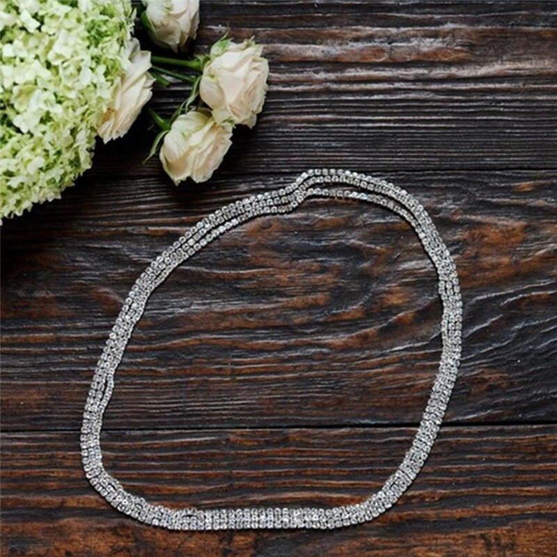 Uus luksuslik mitmekihiline kivist peakett naistele pulmaõhtusöök Särav kristallist laubakett Ehted Juukseaksessuaarid Kingitus