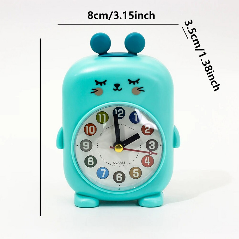 Multikas lauaarvuti äratuskell Varajase ärkamise äratuskell Lastele Kommivärvides kaunistatud loomakujulised.