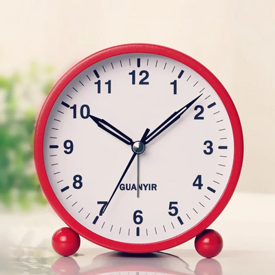 Budilice Stolni sat na baterije Svjetleći sat uz krevet Dječji satovi za spavaće sobe Putni stolni sat s noćnim svjetlom Crveni