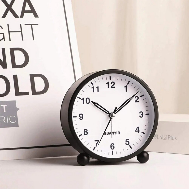 Budilice Stolni sat na baterije Svjetleći sat uz krevet Dječji satovi za spavaće sobe Putni stolni sat s noćnim svjetlom Crveni