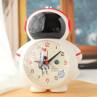 Astronaut loominguline laste helendav äratuskell multikas Astronaudi lauakell Ajastusfunktsioon Laste armas pühkimissekundikell