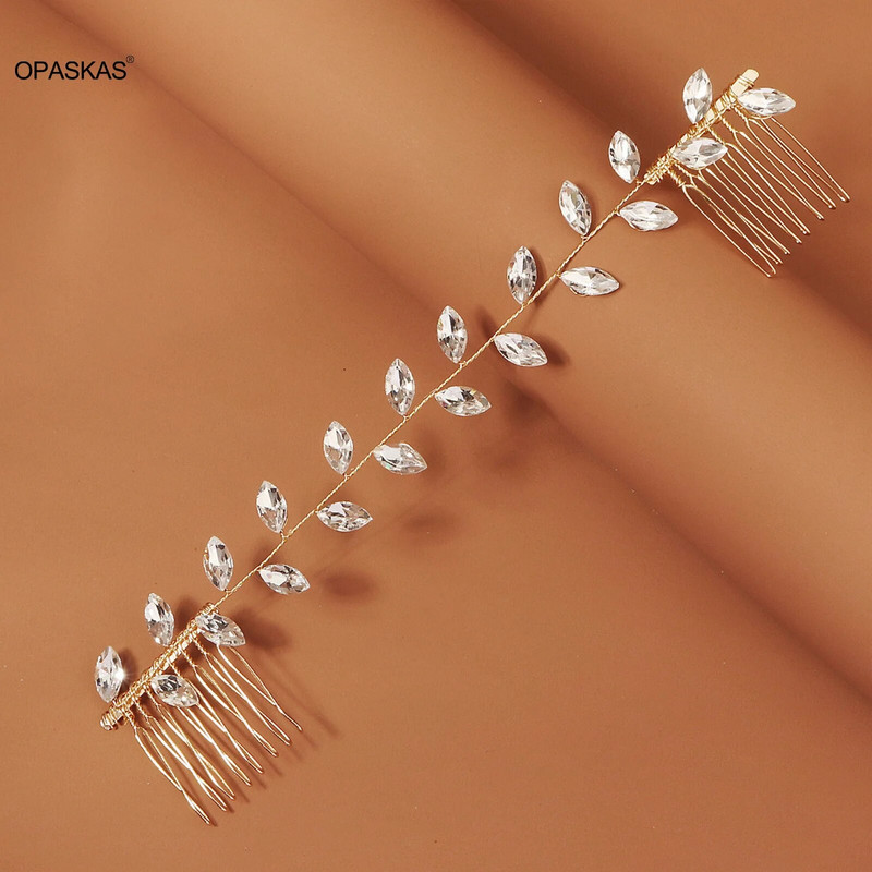 Blizgančios vestuvinių plaukų šukos Kalnų krištoliniai galvos apdangalai Plaukų aksesuarai Pamergių plaukų dekoras Nuotakos karūnėlė plaukų segtukas plaukų juosta papuošalai