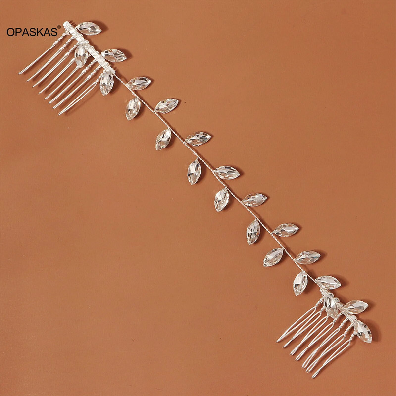 Blizgančios vestuvinių plaukų šukos Kalnų krištoliniai galvos apdangalai Plaukų aksesuarai Pamergių plaukų dekoras Nuotakos karūnėlė plaukų segtukas plaukų juosta papuošalai