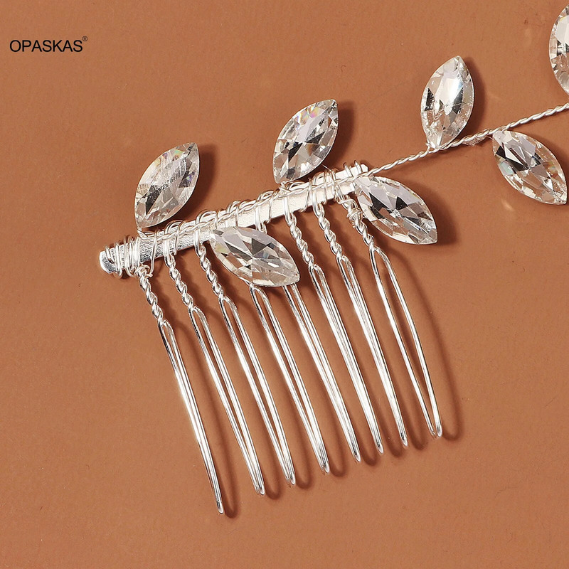 Blizgančios vestuvinių plaukų šukos Kalnų krištoliniai galvos apdangalai Plaukų aksesuarai Pamergių plaukų dekoras Nuotakos karūnėlė plaukų segtukas plaukų juosta papuošalai