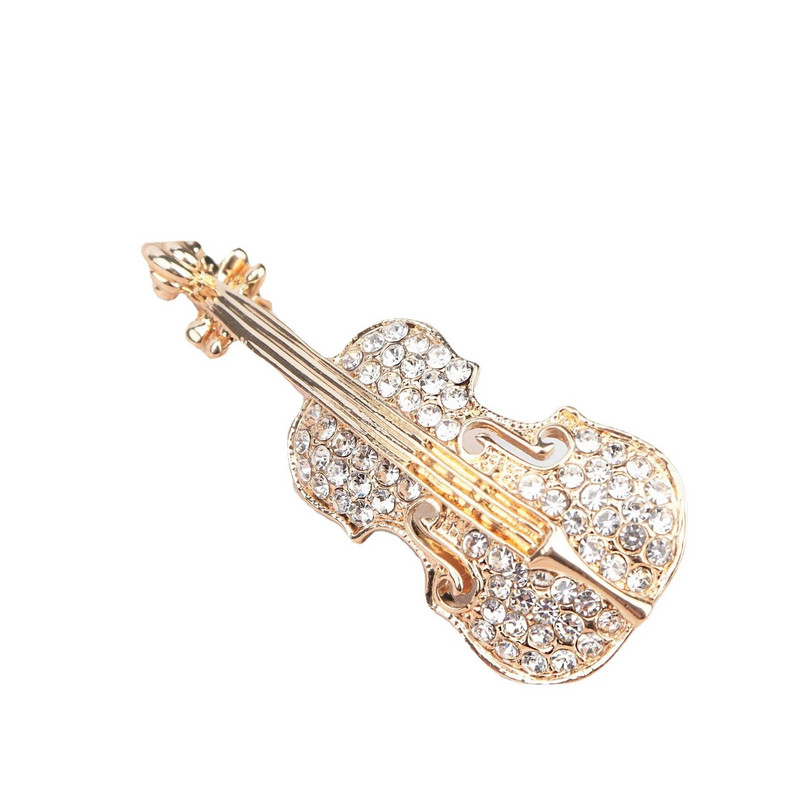 Armas stiilne särav kivikivist kitarr rev Pross meeste naiste muusika varustus prossnõelad viiul riided kott Dekoratsioon ehted