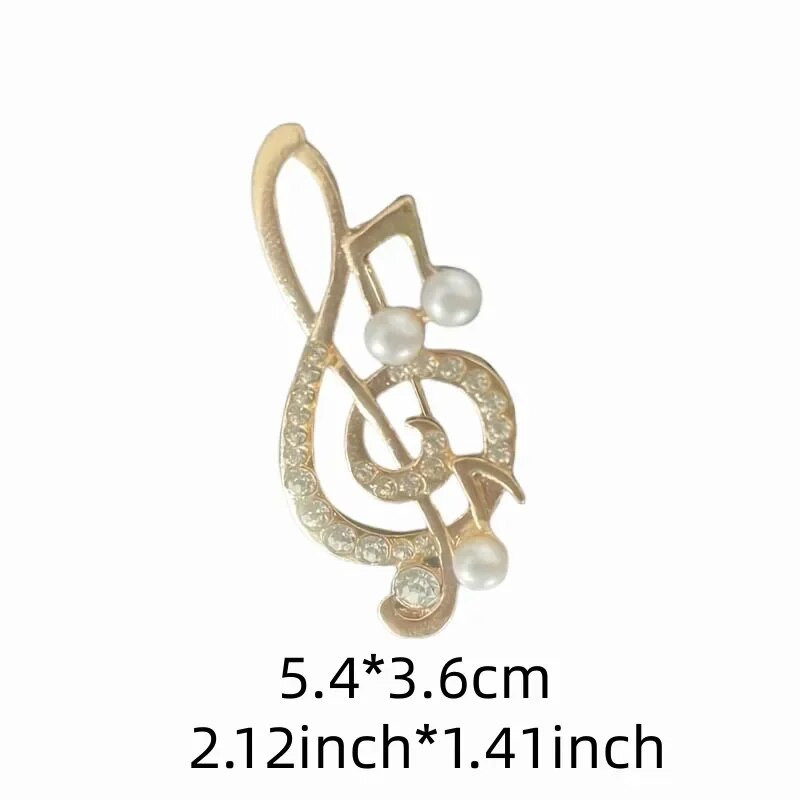 Delysia King sieviešu modernas mūzikas notis Pērļu sakta Augstas kvalitātes kristāla modes apģērbu aksesuāri