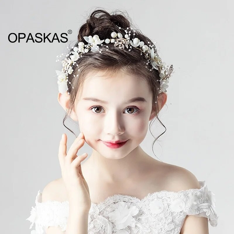 Leaf Pearl juuksepael Pulmade juuste aksessuaarid lindiga naistele New Fahsion lillelised Tüdrukute peapaelad Pruudi tiaarad Juukseehted