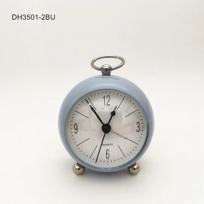 Retro budilica S tihim kazaljkom Satovi s dva zvona Noćna svjetla Dekoracija spavaće sobe Kućni dekor Vintage Antikna prijenosna budilica