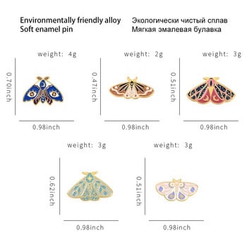 Καρφίτσα από σμάλτο πεταλούδας Κινούμενα σχέδια Μάγισσα Ζώα Καρφίτσα Σήματα Εντόμων Πανκ Ρούχα Γυναικεία Παιδικά Κοσμήματα Σακίδιο πλάτης Δώρο για φίλους
