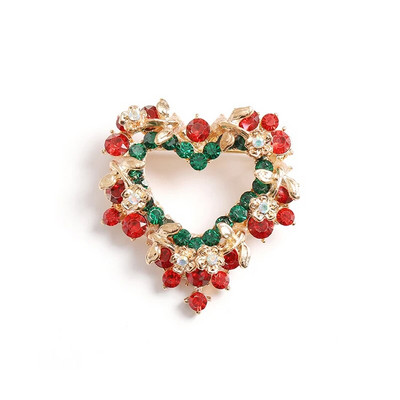 18Styles Jõulud XMAS Prossid Reväärinõel Kristallist Jõuluvana Lumememme Pärg Põdrakellad Puuehted Head uut aastat kingitus sõpradele