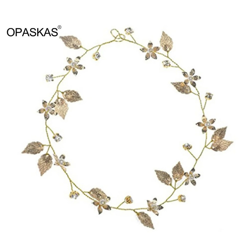 Lehed Juuksepael Pulma Tiaras Kroonpärli lilleline peapael Princess Party Diadem Juukserõngas Lindiga Pruudi Juukseehted