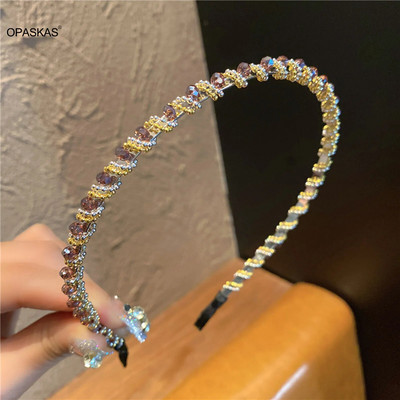 2tk Kristallist peapael Tiaras Sädelevate helmestega Juukserõngad Peapael Kingitus naisele Tüdrukule Kingitus Mood Pulma Pruudi Juukseehted