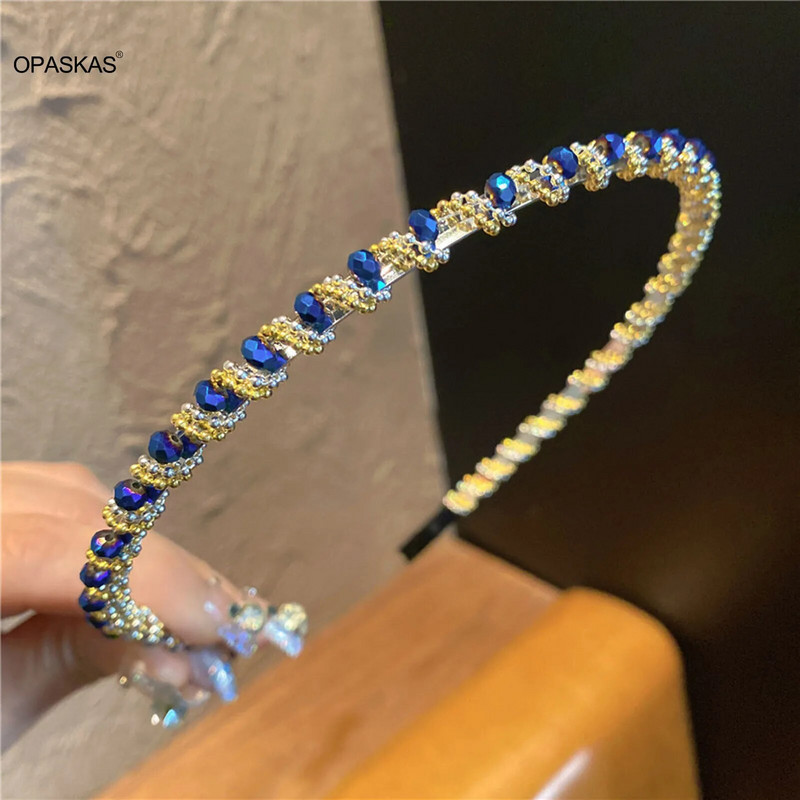 2tk Kristallist peapael Tiaras Sädelevate helmestega Juukserõngad Peapael Kingitus naisele Tüdrukule Kingitus Mood Pulma Pruudi Juukseehted