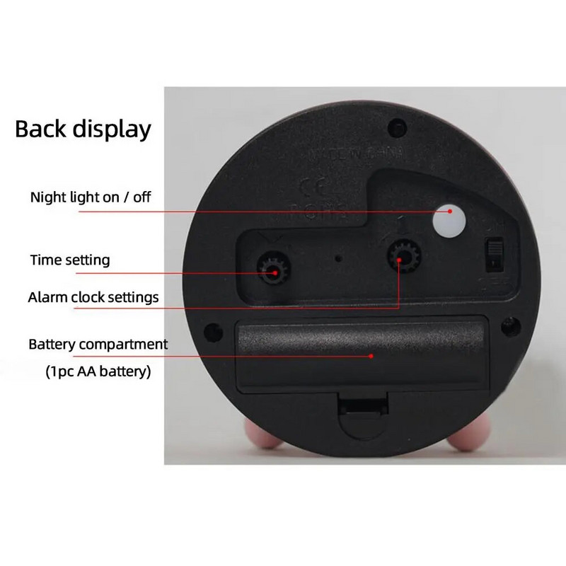 2022. aasta laste vikerkaare äratuskell multifilm Helendav vaikne mittetiksutav lauakellad magamistuppa kodukontori sisustusega lauakellad