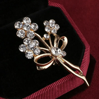 ZOSHI Multi Styles Kullatud prossid naistele Armsad kivist lilled, loomad, armastus, süda, õõnsad prossinõelad Naiste ehted