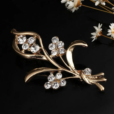 ZOSHI Multi Styles Kullatud prossid naistele Armsad kivist lilled, loomad, armastus, süda, õõnsad prossinõelad Naiste ehted