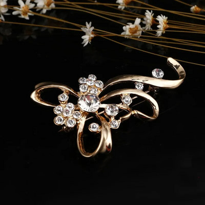 ZOSHI Multi Styles Kullatud prossid naistele Armsad kivist lilled, loomad, armastus, süda, õõnsad prossinõelad Naiste ehted