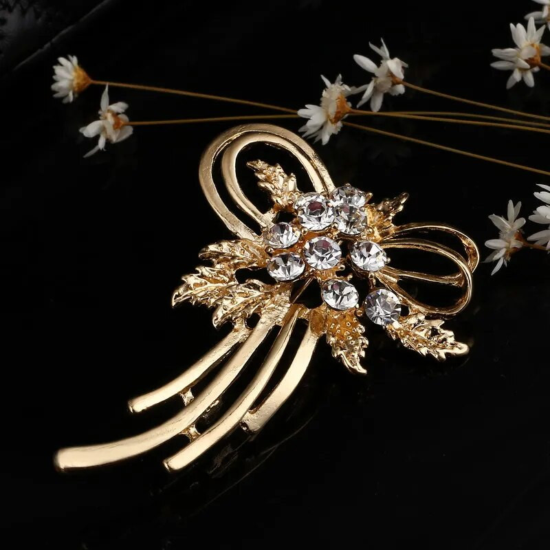 ZOSHI Multi Styles Kullatud prossid naistele Armsad kivist lilled, loomad, armastus, süda, õõnsad prossinõelad Naiste ehted