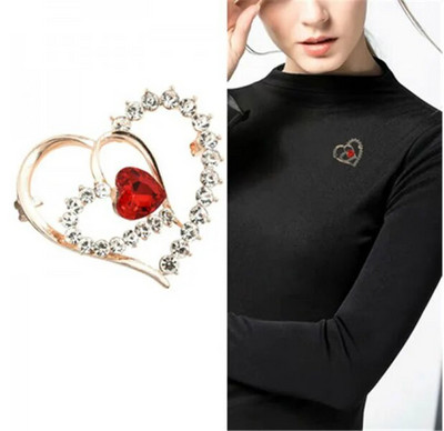 Vibu pross Rhinestone lilledega prossid naistele suur vibusõlme prossinõel Lihtne mood ehe Pulmanõel Korsaali aksessuaarid