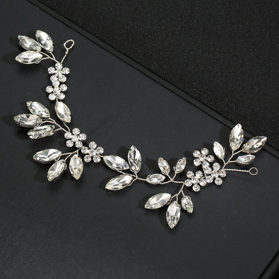 Mood Juuksepael Pulmad Juuste Aksessuaarid Rhinestone Hõbedane Peapaelad Printsessi Tiaras Pruudiballi Juuksed Ehted Abielu Bijoux