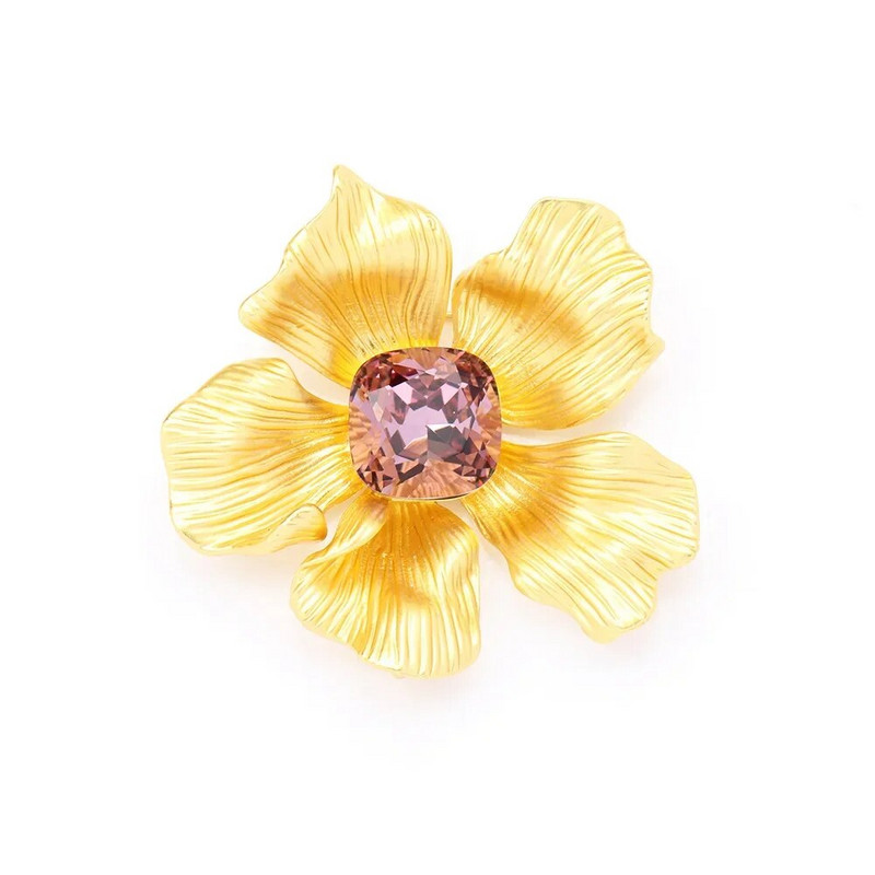 Naised Tüdrukud Elegantsed Klassikalised Lilled Rhinestone Peened Sõlge Nööpnõelad Moodne Daamipidu Pidulik Kleit Mantel Ehted Aksessuaarid