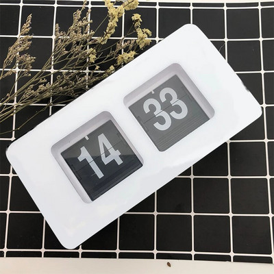 Flip-kell, Retro-digitaaltaimer Lehekülje klappkell, Elutoa lauakell, Kontori kodukell Ruutkronograafikell