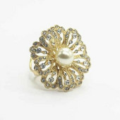 Pärlilillega prossid Kristallist pross Pulmaehted naistele Elegantne mood suur salli pandla tarvikud