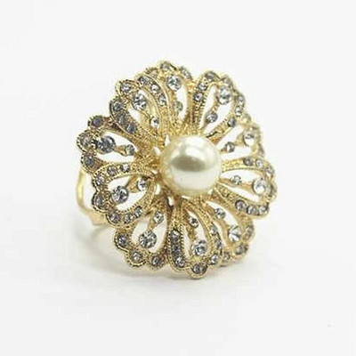 Pärlilillega prossid Kristallist pross Pulmaehted naistele Elegantne mood suur salli pandla tarvikud