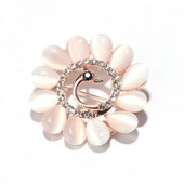 Povas Sagės Opalinės Gėlės Sagės Smeigtukai Krištolo Kalnų krištolas Ženklas Šalikas Sagtis Moteriška Suknelė Vakarėlis Papuošalai Dovana Korsas