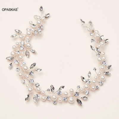 Κοσμήματα γάμου με κορδέλες με πέρλες νύφης για γυναίκες