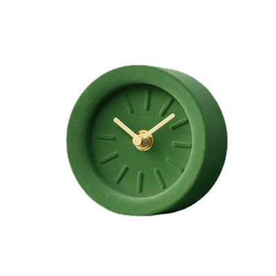 Dekoracija dnevnog boravka Nordijski stolni sat Kreativni stolni sat od kosmičkog cementa Mute Betonski mini sat Stolni sat 탁상용 시계