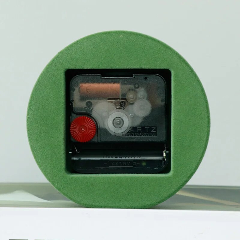 Dekoracija dnevnog boravka Nordijski stolni sat Kreativni stolni sat od kosmičkog cementa Mute Betonski mini sat Stolni sat 탁상용 시계