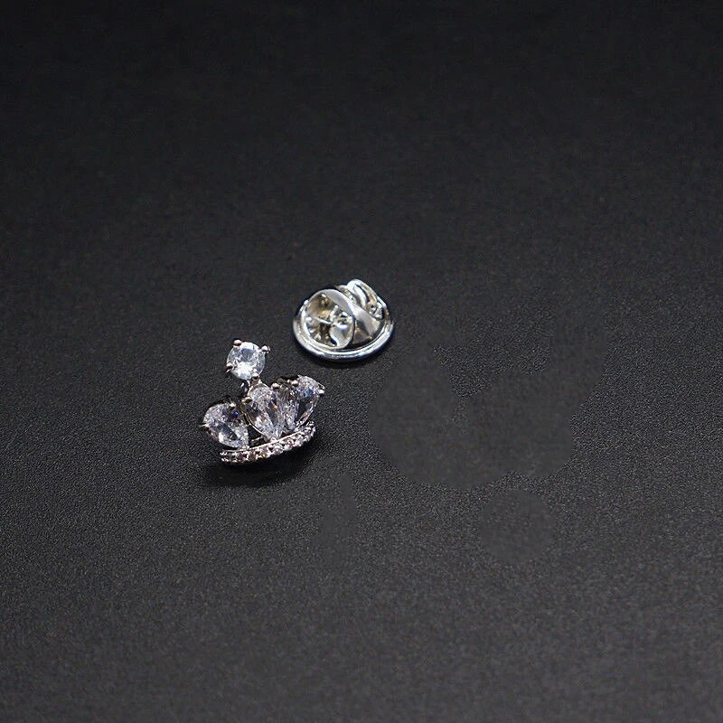 Jaunas modes kronis piespraudes Metāla pretatspīduma piespraudes atloka piespraudes Fiksētas apģērba piespraudes sievietēm Džemperis Mētelis Apģērbu Aksesuāri