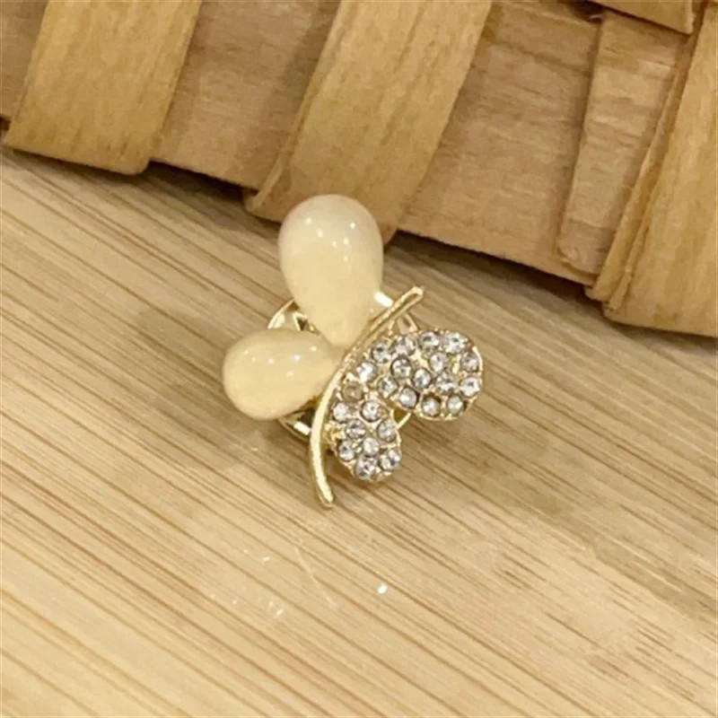 Slatki kristalni leptir broš igla Modni ženski protuklizni broševi s kopčom Ljetni dizajn Osjećaj odjeće Nakit Dodaci
