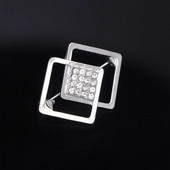 Mados Kvadratinės Sagės Krištolinė sagė Moterims Metalinis apsauginis atvartas Smeigtukas Fiksuotas drabužių segtukai Megztinis Paltas Drabužių Priedai Nauja