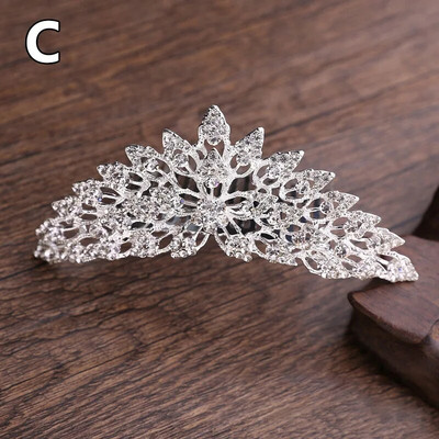 Dječja princeza Kristalne tijare i krune Dječja traka za glavu za djevojčice Ukosnice sa vještačkim kamenčićima Svadbeni dodaci za kosu Nakit