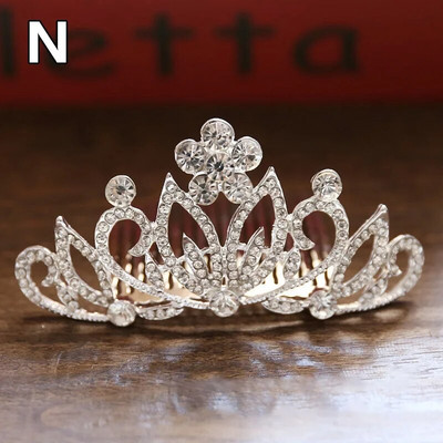 Dječja princeza Kristalne tijare i krune Dječja traka za glavu za djevojčice Ukosnice sa vještačkim kamenčićima Svadbeni dodaci za kosu Nakit