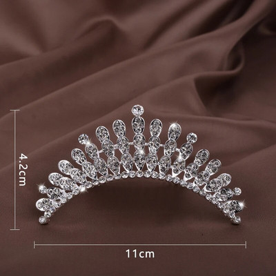 Dječja princeza Kristalne tijare i krune Dječja traka za glavu za djevojčice Ukosnice sa vještačkim kamenčićima Svadbeni dodaci za kosu Nakit
