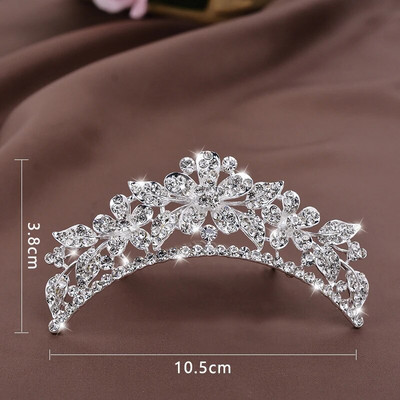 Dječja princeza Kristalne tijare i krune Dječja traka za glavu za djevojčice Ukosnice sa vještačkim kamenčićima Svadbeni dodaci za kosu Nakit