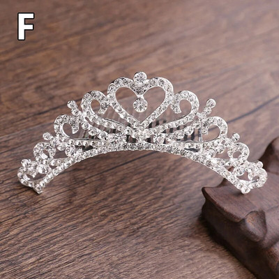 Dječja princeza Kristalne tijare i krune Dječja traka za glavu za djevojčice Ukosnice sa vještačkim kamenčićima Svadbeni dodaci za kosu Nakit