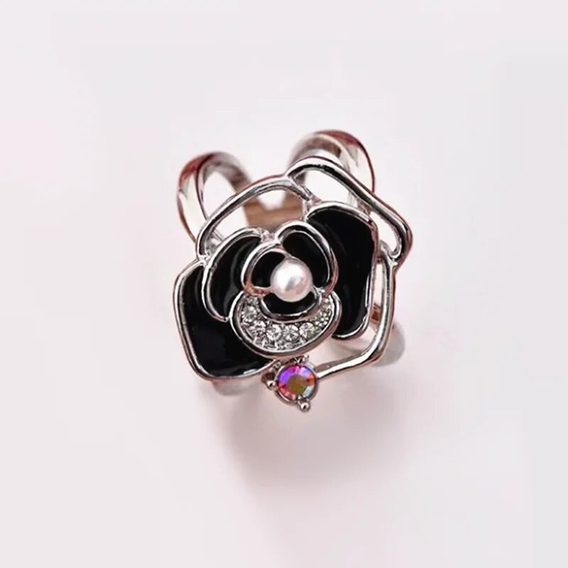 Retro tuščiavidurės gėlėtos sagės šilko skara sagčių segtukai daugiafunkciniai kampiniai mazgai sagtis sagė vestuvinė suknelė moteriška papuošalai