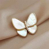 Uued Liblikad Prossid Naistele Charm Crystal Gold Color Pross Pins Peokingitused Pulmakingid Rõivad Aksessuaarid Ehted Kingitus